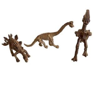 Skeleton Plastic Dinosaur Toy Set Models Collectors & Kids Display Fun